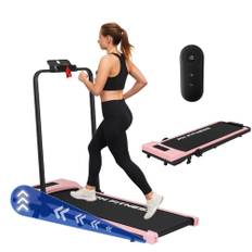 PH Fitness Løbebånd A1F-3 – Foldbart WalkingPad – Trådløs fjernbetjening, manuel hældning & FitShow App – 1–12 km/t, 120 KG – Kompakt design