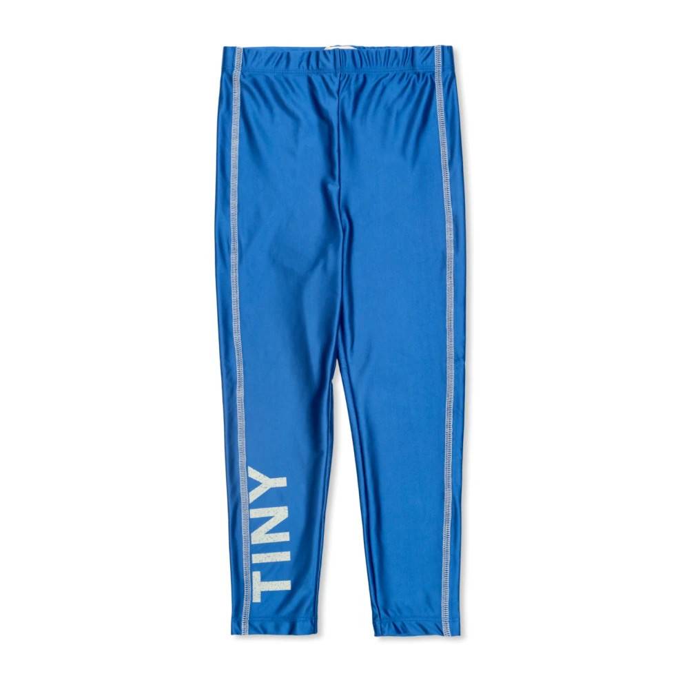Tinycottons Logo Leggings - Kids - unisex - Blå - 104 CM -