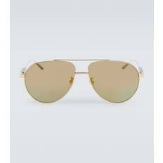 Gucci Aviator sunglasses - gold - One Size