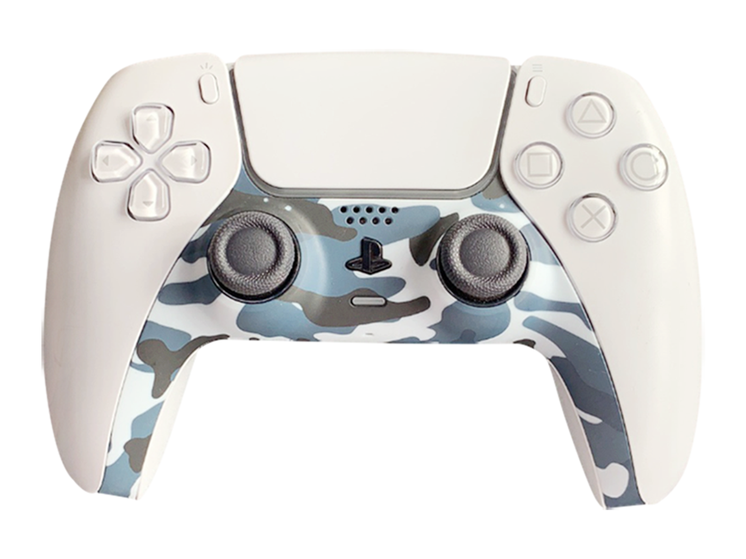 Piranha PS5 Controller Skins - Camo Blue