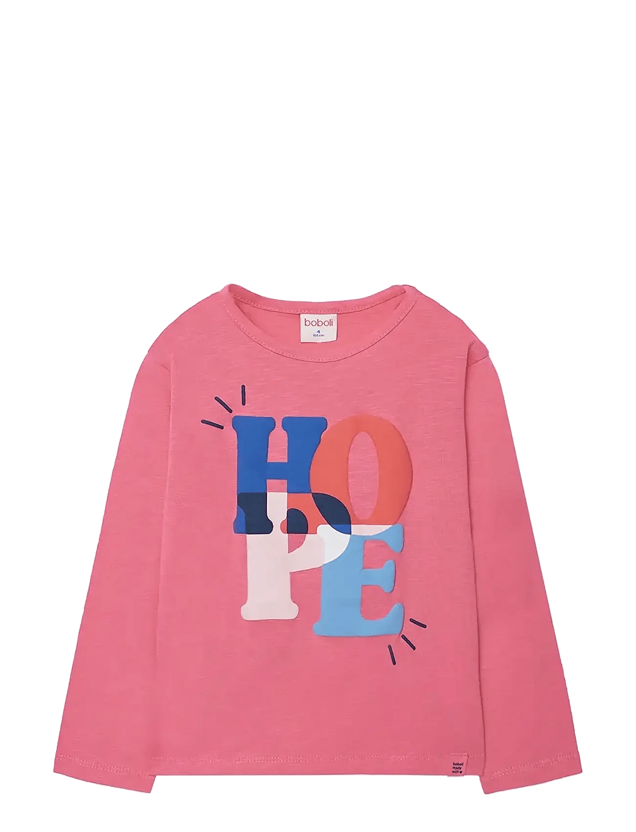 Boboli Knit T-Shirt Flame - Pink - 110