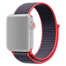 Apple Watch 6 44mm Velcro Rem - Rød