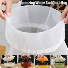 Colander Reusable Yogurt Tea Cheese Brew Food Fabric Home Nylon Soy Milk Wine Nut Brewing Mesh Filter Bag Water Strainer 45*60cm