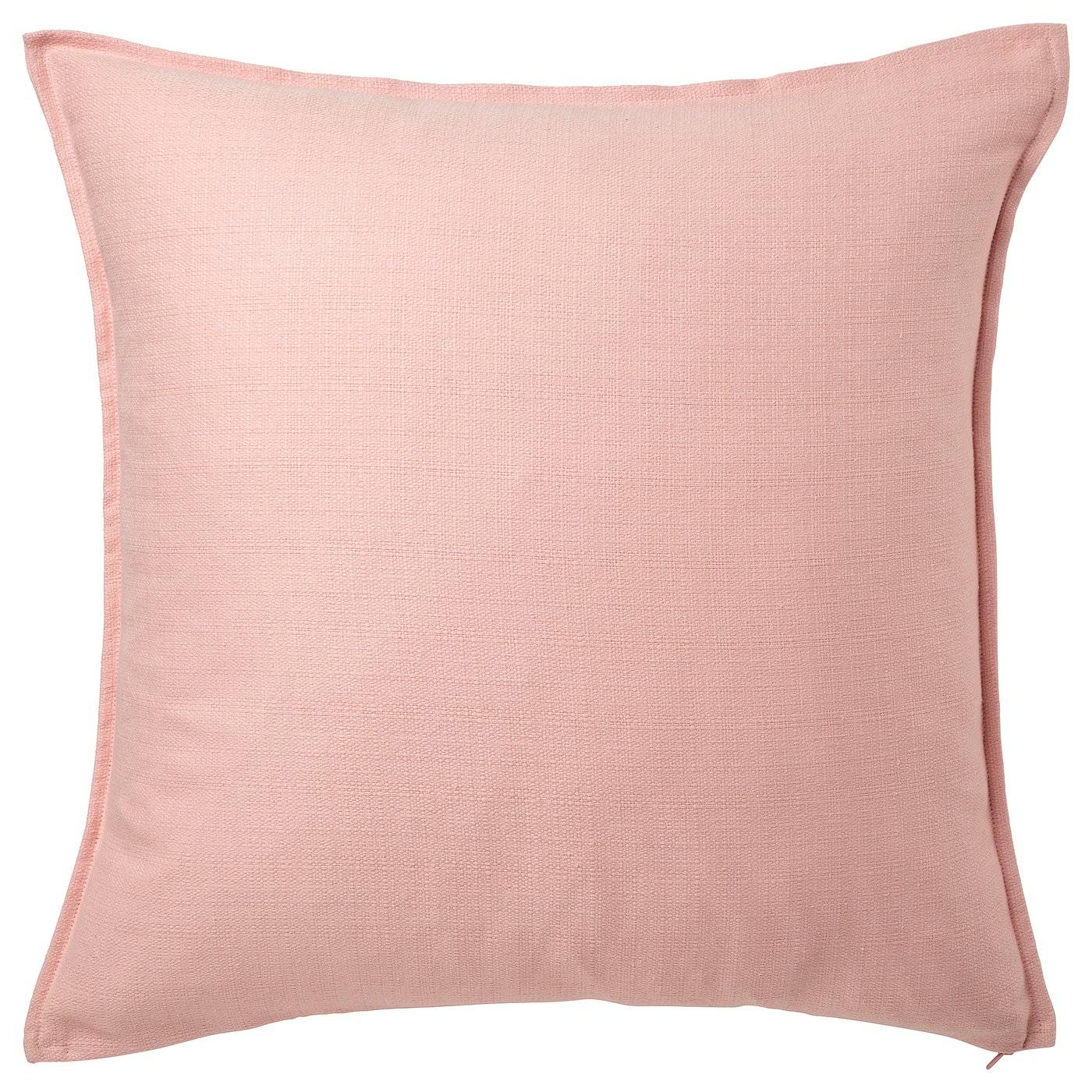 LAGERPOPPEL kuddfodral, ljusrosa, 65x65 cm