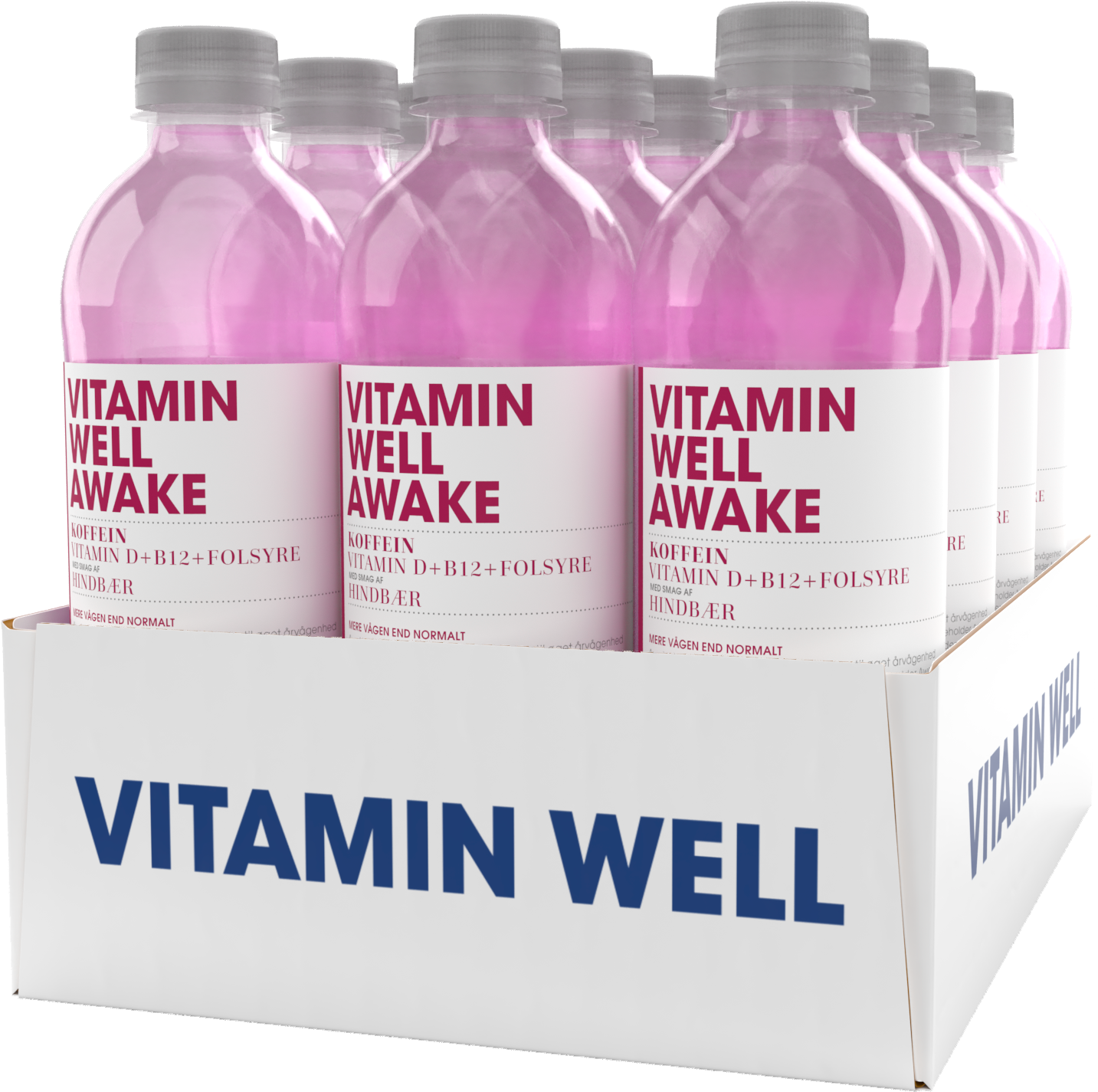 Vitamin Well Awake (12x500ml) – Forfriskende vitaminvand med koffein & B-vitaminer
