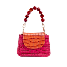 ALIEL | Horra - Orange x Fushia - Mini bag | Women's Pink Mini bags