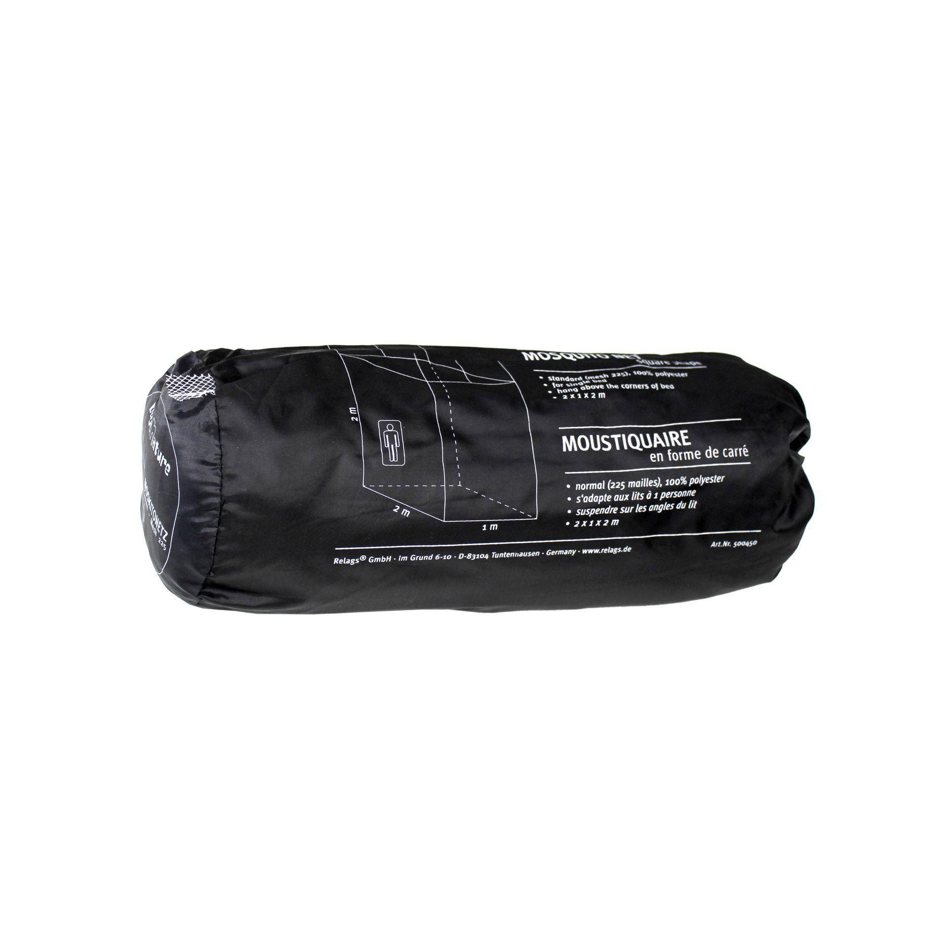 BasicNature Klassisk Solo Myggenet - 1 Person