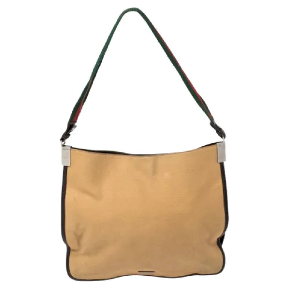 Gucci Vintage - Pre-owned handväska i canvas Vintage - Dam - ONE Size - Läder