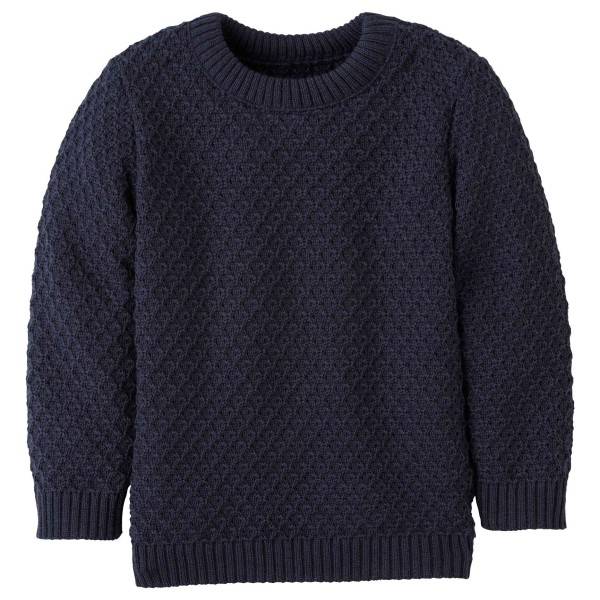 disana Kid's Aran-Pullover Uldsweater Børn størrelse 122/128 farve blå
