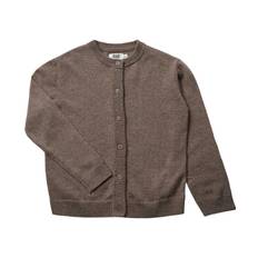 Magasin Strikka RWS Wool & Cashmere Cardigan Stl. 1213 år / 152158 cm unisex Koftor - Beige Melange (12-13 år / 152-158 cm)