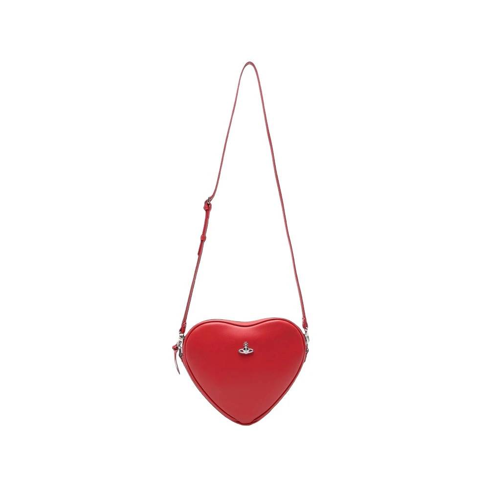 Vivienne Westwood Heart Crossbody - Tasker - Dame - Rød - ONE SIZE -