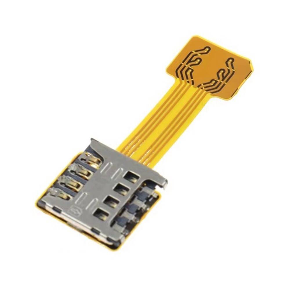 SIM Extender Card Reader Micro- Hybrid Double Dual-Sim Card Sim 2 in 1 Extension Adapter for Cell Phone A