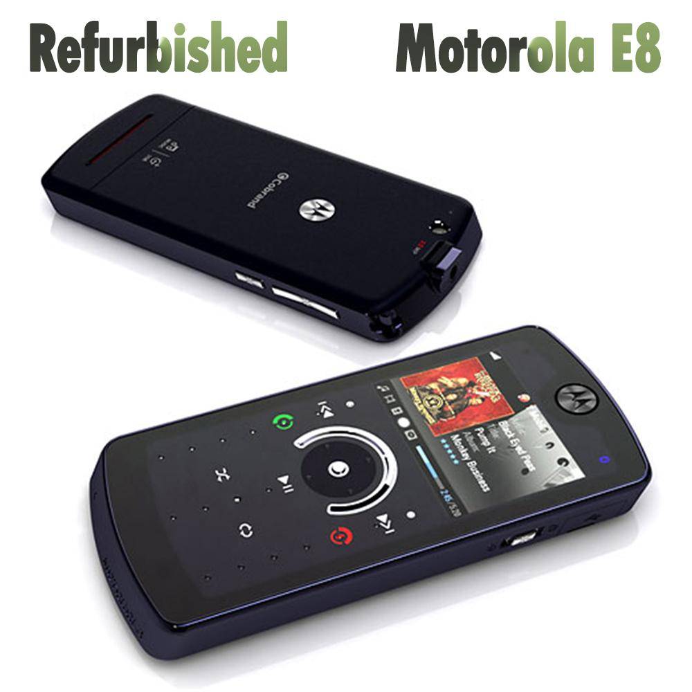Renoverad Original Motorola ROKR E8 2.0MP GSM 2G/3G mobiltelefon No charger