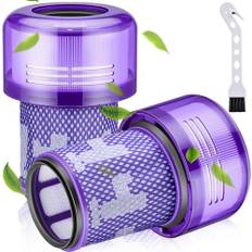2 Stück Filter für Dyson V12, Filter für Dyson V12 Slim Vacuums, Waschbar Ersatz Hepa Filter für Dyson V12 Detect Absolute Extra/Total Clean/Fluffy Staubsauger, Ersetzen Sie # 971517-01