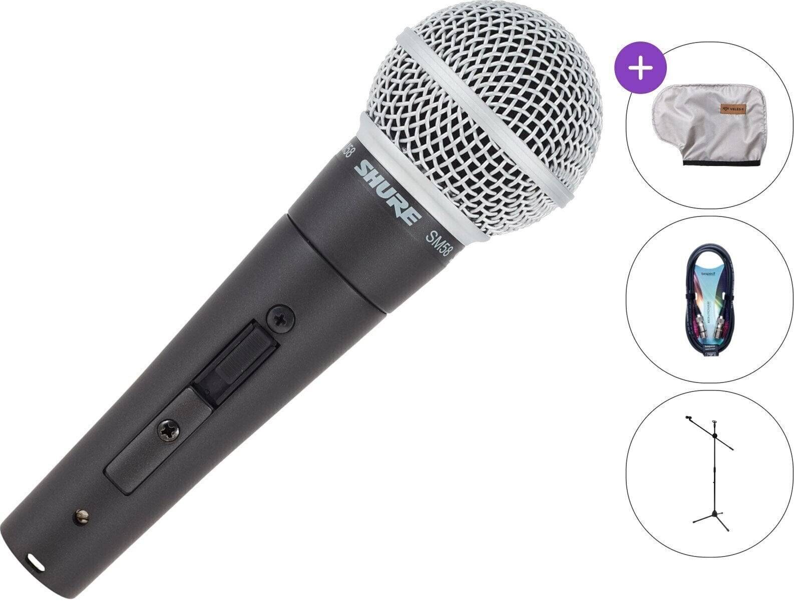 Shure SM58-SE SET Dynamisk mikrofon til vokal