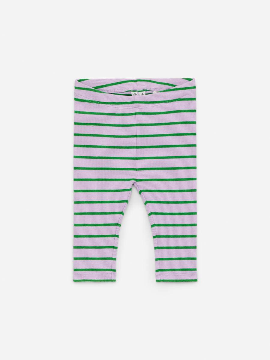 ARKET Ribbade Leggings -Grön, 74/80