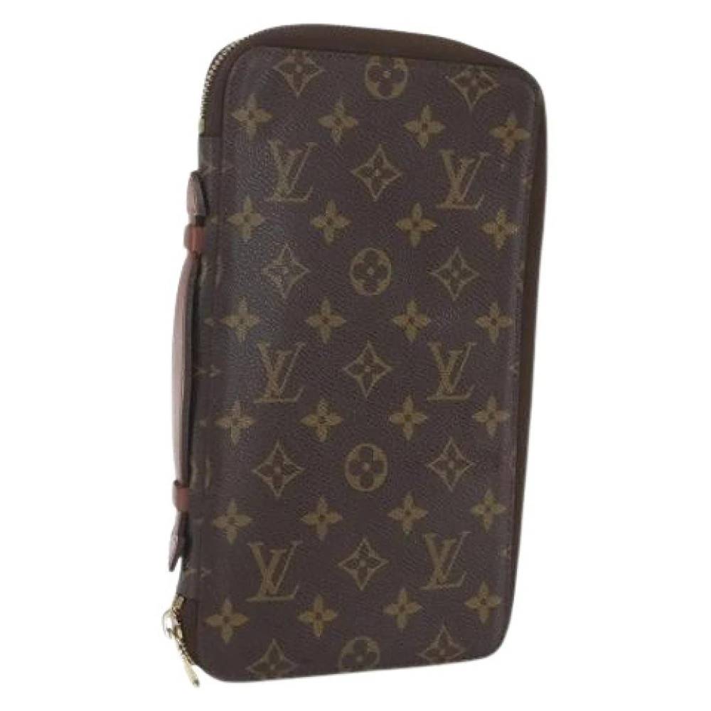 Louis Vuitton Vintage Pre-owned Canvas Clutch - Vintage - Dame - Brun - ONE SIZE -