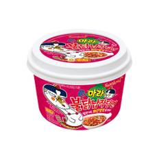 SAMYANG BULDAK Torr kryddig Hot Pot Hot Chicken Flat Glass Nudel 155,6 g (2 alternativ) #1PCS