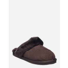 Rosemunde Shearling Reversed Slippers Coffee Brown 41