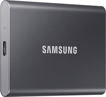 Samsung T7 MU-PC1T0T Extern hårddisk 1 TB - Gen 2 - Grå