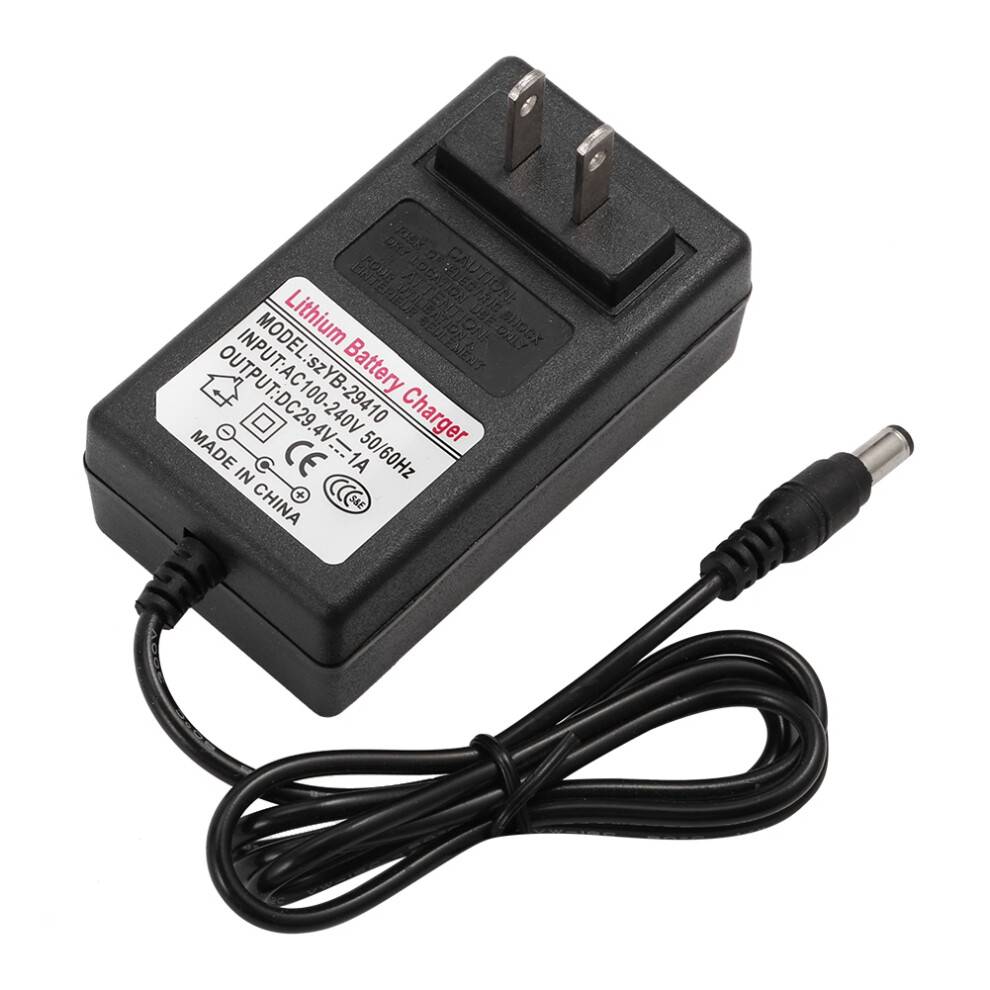 Muskelpistol opladerledning med kortslutningsbeskyttelse AC DC-adapter til bærbar massageenhed Oplader Stabil strømoplader Høj kvalitet