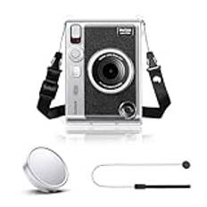 Rieibi Linsskydd för Instax Mini Evo, Fuji Mini tillbehör till Fujifilm Instax Mini Evo linsskydd Mini Evo Linsskydd Mini Evo objektivlock, 3 tillbehör, För Fuji Evo