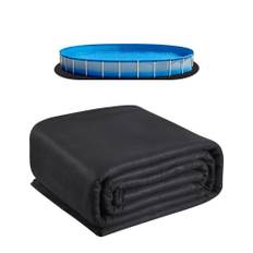 VEVOR Poolunterlage Bodenplane Bodenschutzplane Poolmatte Aufstellpool 3,6x7,3m