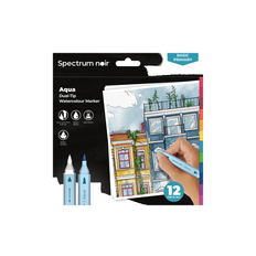 Spectrum Noir-Aqua 12pc-Basic Primary