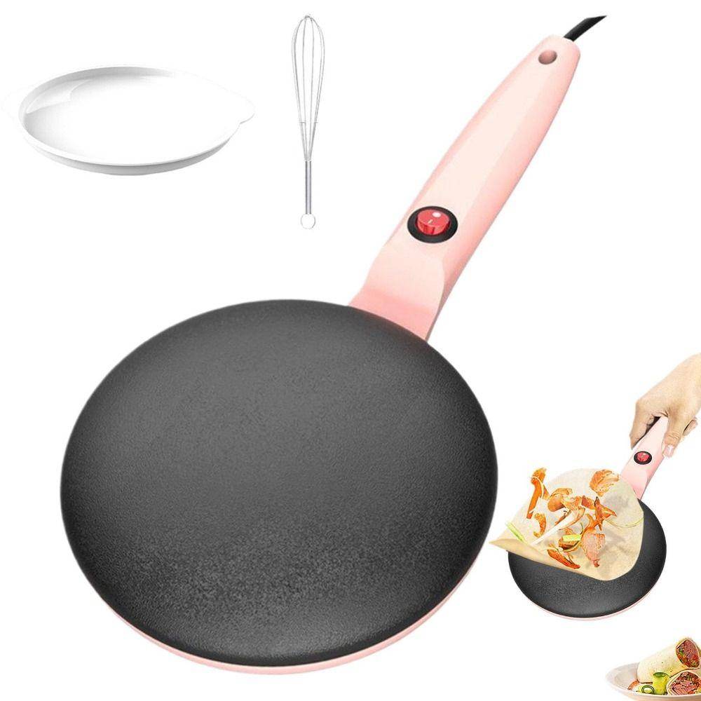 Ergonomic Grip Electric Crepe Maker Simple Operation Pancake Maker Crepe Maker  Kitchen Cooking