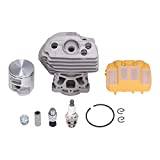 43mm Cylinder Kolv Luftfilter Kit Motorsåg för Husqvarna 545 550xp