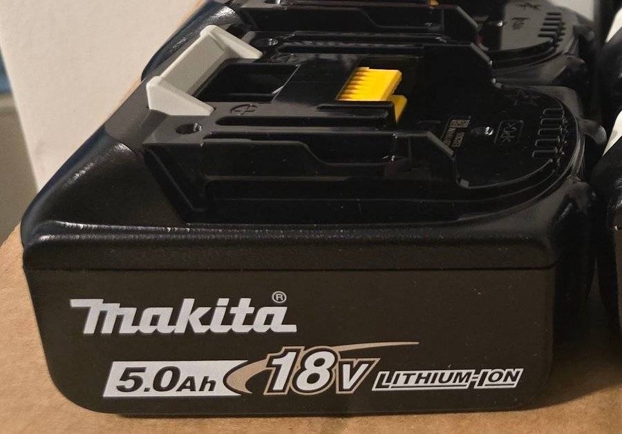 Makita BL1850 5.0Ah Batteri 18V LXT -1st – Nytt/Oanvänt