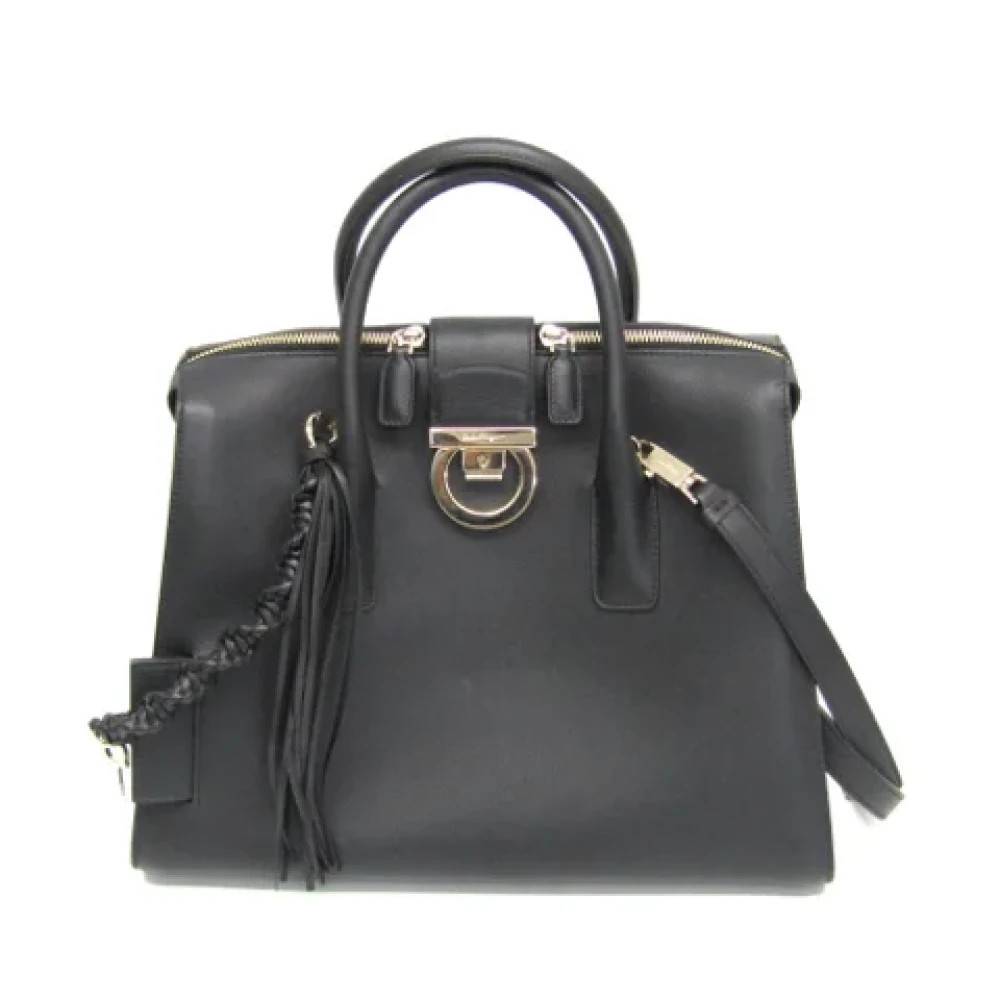 Salvatore Ferragamo Pre-owned - Pre-owned Laeder handvskor Vintage - Dam - ONE Size -