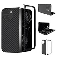 Telefonplånboksfodral Fodral kompatibelt med Google Pixel 9 Pro Fold kolfiberfodral Ultratunnt Slim Fit hård dator med halkfritt grepp Fullt skydd Skyddsfodral Compatible with Google Pixel 9 Pro Fold(