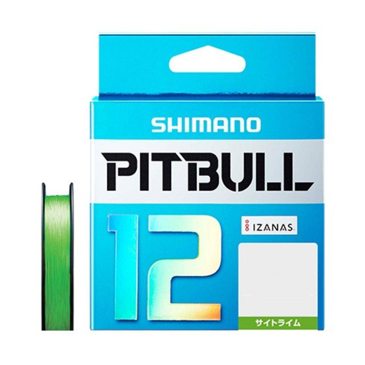 SHIMANO Pitbull PE Sight Line, 12-flätad, 200m, 0.6, Lime, 13.9lb, PL-M62R