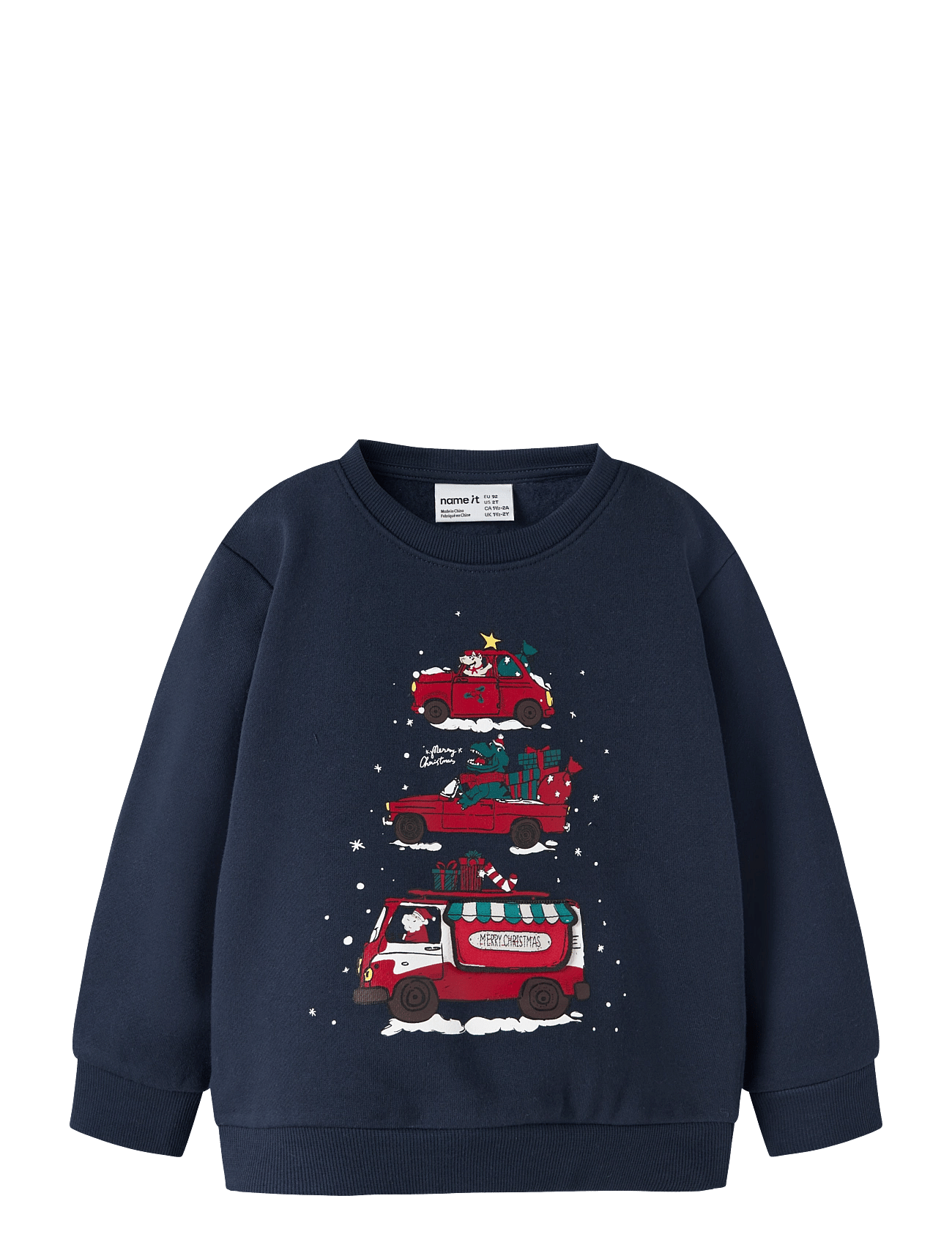 NAME IT Nmmrane Ls Nreg Sweat Bru | Navy | 116