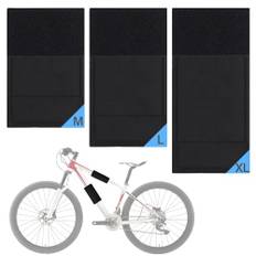 Skydd för cykelram, JKOISL skydd för cykeltransport med 3 olika storlekar, 18 22 25CM kolfiberramskydd för Thule, skydd för cykelram för trekkingcyklar, terrängcyklar