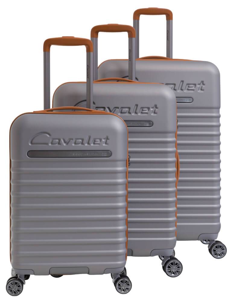 Cavalet Pasadena Resväska hjul 3-Set S M L Silver