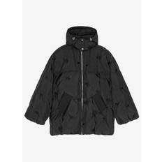 Ganni Nylon Tech Puffer Midi Jacket Black