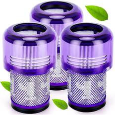 Dyson V12 3-pak filter - Hepa-filter til støvsuger, kompatibel med Dyson V12 Slim Absolute Detect, vaskbart tilbehør