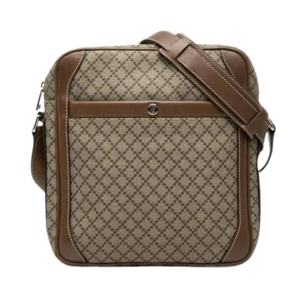 Gucci Vintage - Pre-owned Canvas Crossbody Bag Vintage - Dam - ONE Size - Läder