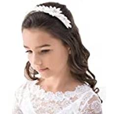 Hårklämma hårsmycke hårband nattvard bröllop blommor blommor pärlor strass