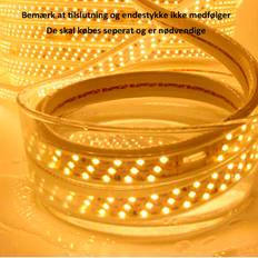 Meter 230V Led Strip 9W 3000K IP67