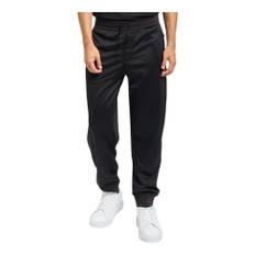 Armani Exchange, Bukser , Herre, Sort, 2XL, Sorte Joggerbukser med Jacquard-arbejde