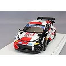 ☆ Spark 1/43 Toyota GR Yaris Rally 1 GAZOO Racing WRT 2022 Sverige Rally 3:e plats #4 E. Rapi/J. Ferm