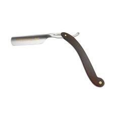 Dovo Straight Razor Pakkawood - Röd / Silver / Krom