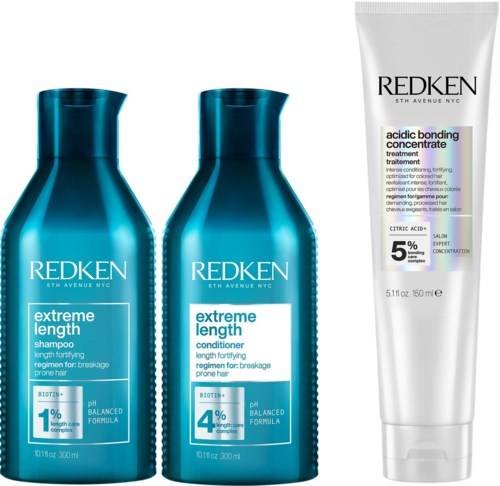 Redken Extreme Length Shampoo 300 ml & Conditioner 300 ml & Leave-in 150 ml