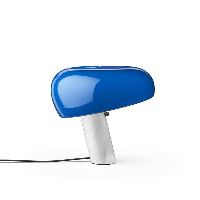 Flos Snoopy Bordslampa från Flos, blå (Navy blue) & marmor - Blå (Navy Blue)