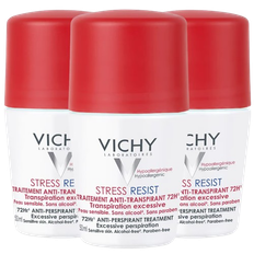3 x Vichy Stress Resist Anti-Perspirant Deo Roll-On 72h (50 ml)