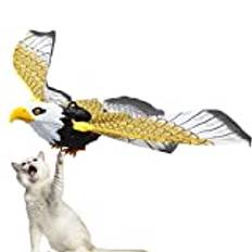 Simulation Bird Interactive Cat Toys Elektrisk Hängande,Flying Bird Cat Toy,Simulation Bird Interactive Cat Toy,Fågel Flygande Leksak Elektrisk Roterande Flygande Fågelkattleksak Glad Tid För Katter