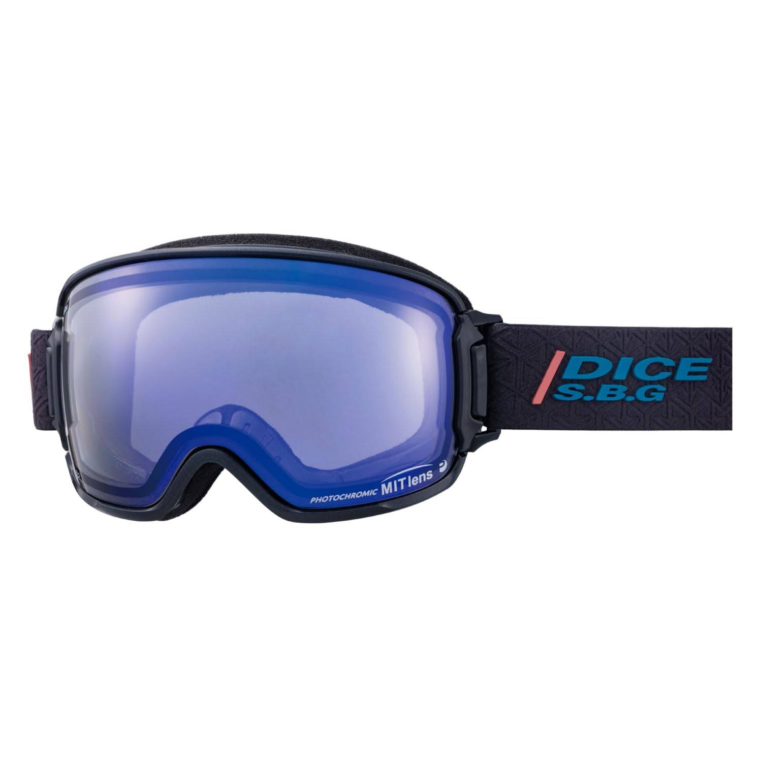 Made in Japan Snow Goggles BANK BK55191 PBK Photochromic x MIT Blue Mirror Snowboard Goggles Ski Goggles UV Cut Mirror Spherical Lens SYSTEM [DICE]